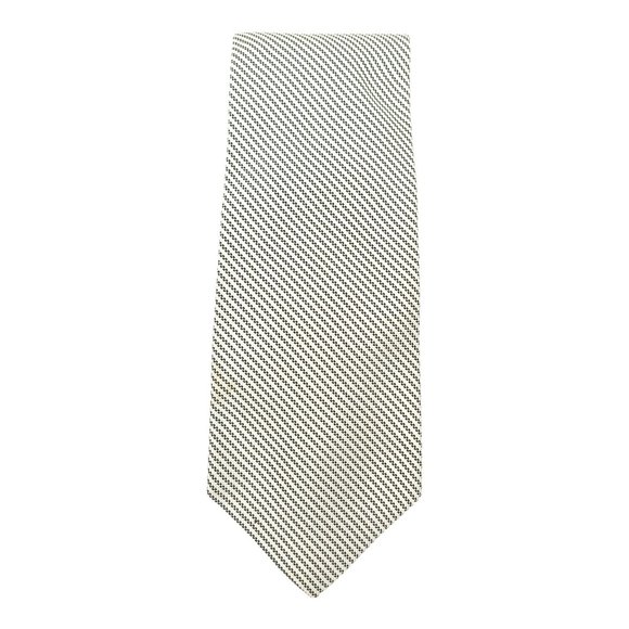 Tommy Hilfiger Silk Ties Black Pin Dot Gray Stripe USA Made Lot of 2 - Picture 7 of 10